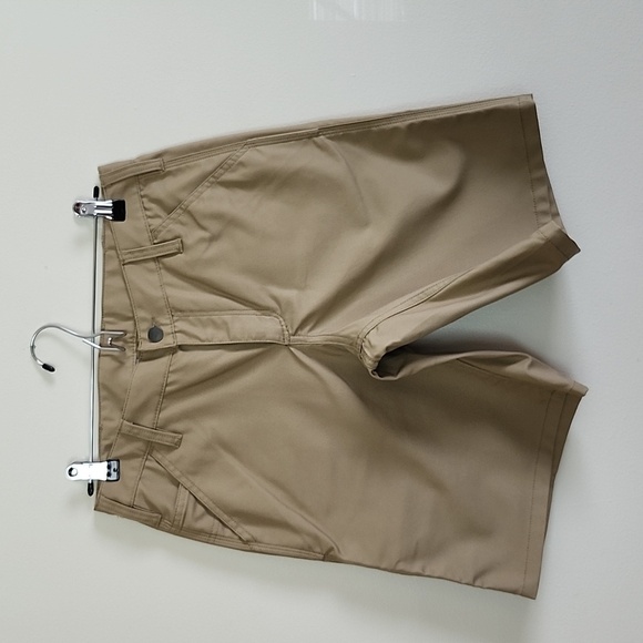 Carhartt khaki shorts long inseam sample shorts women's size 6 - Picture 1 of 9